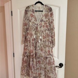 Christy Dawn Long Sleeve Dress in Elegant Floral